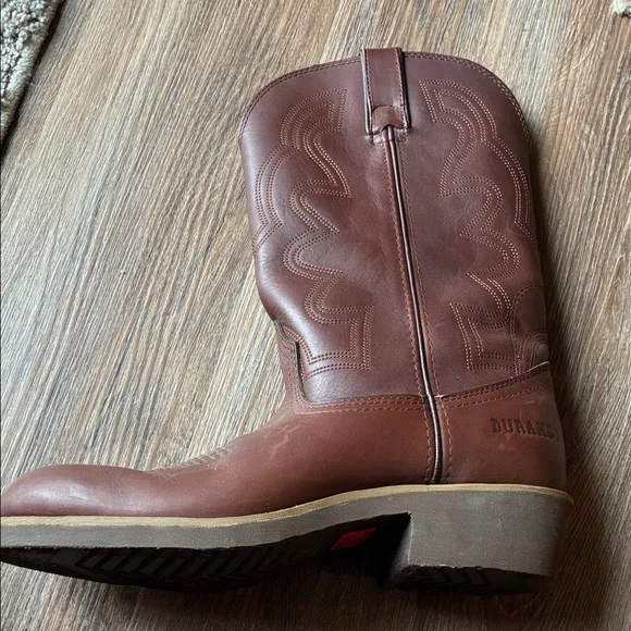 Durango Men's Tan Leather Western Boots - Picture 1 of 7